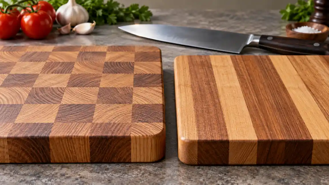 End Grain vs. Edge Grain Cutting Board