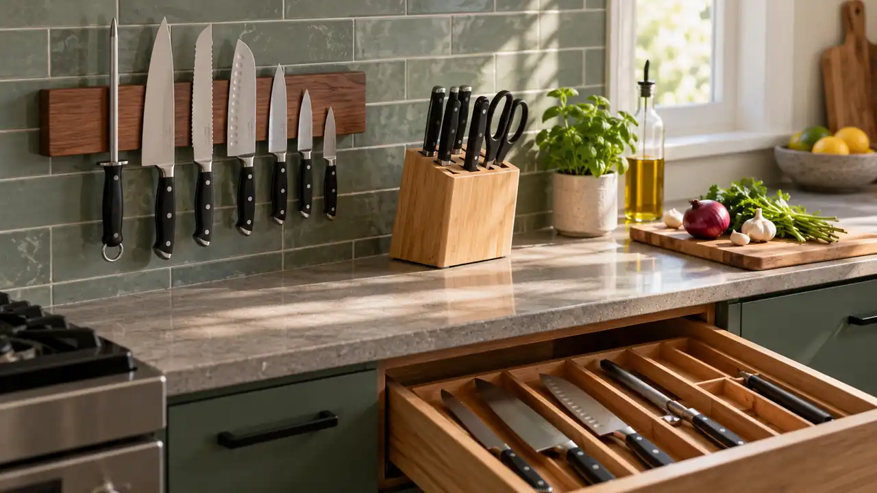 How to Store Kitchen Knives